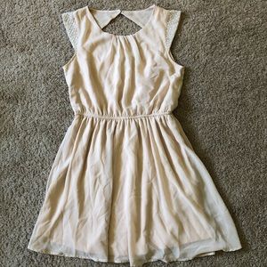 Light beige dress